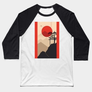 Japanese Inspired Design Baseball T-Shirt